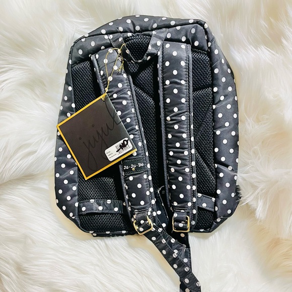 Jujube The Duchess Minibe Black Polka Dot Mini Backpack Purse (Retired Print) - Picture 2 of 4